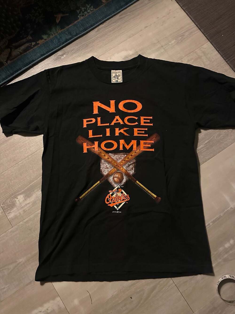 Single stitch Absolute Quality Baltimore Orioles No Place Like Home Shirt Size L